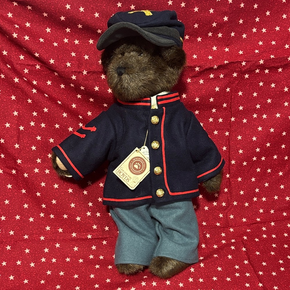 Boyds Bears Plush “Mason” wearing his Civil war uniform.  New with tags.
